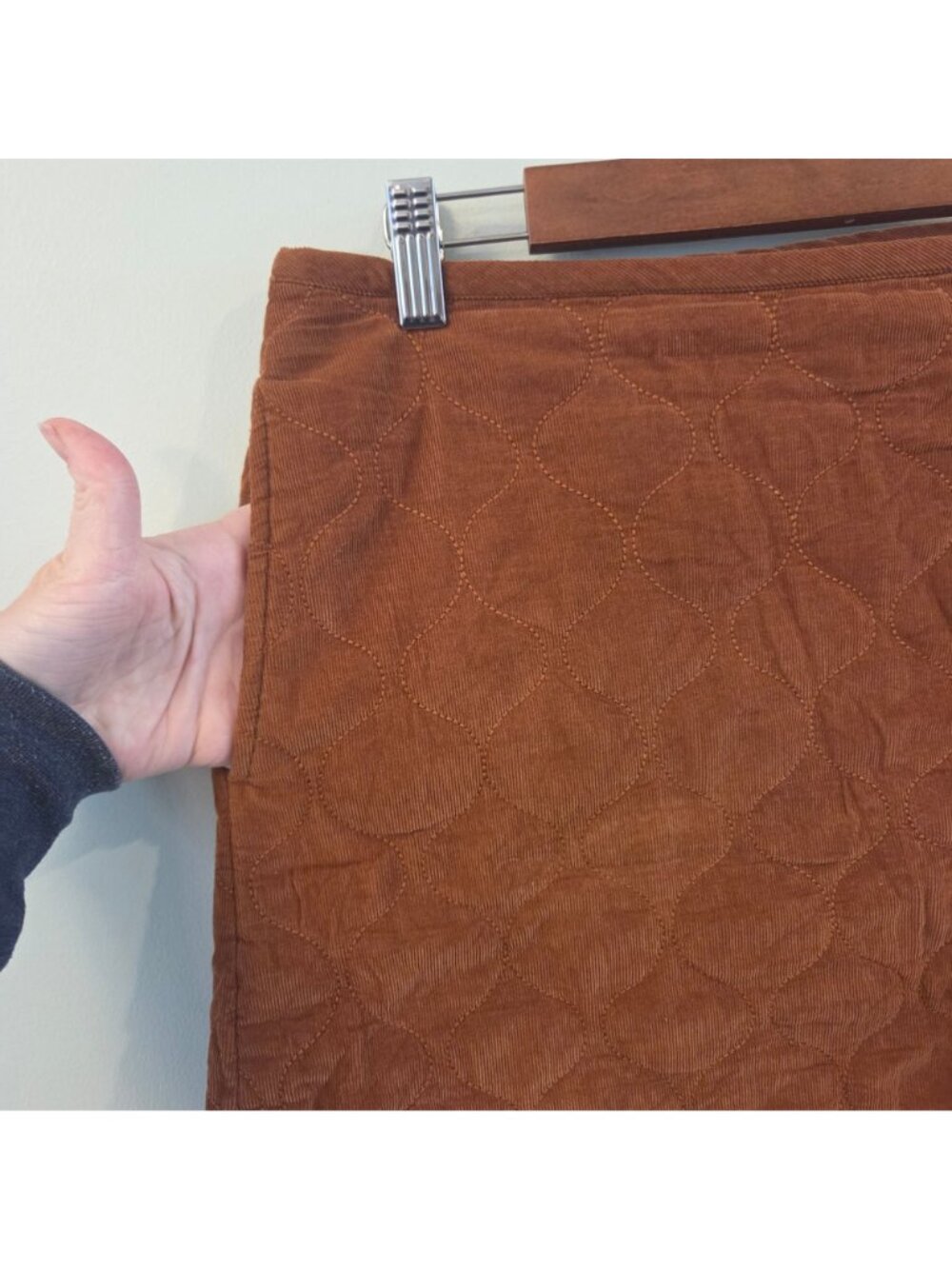Madewell Corduroy Quilted Mini Skirt - Picture 7 of 12